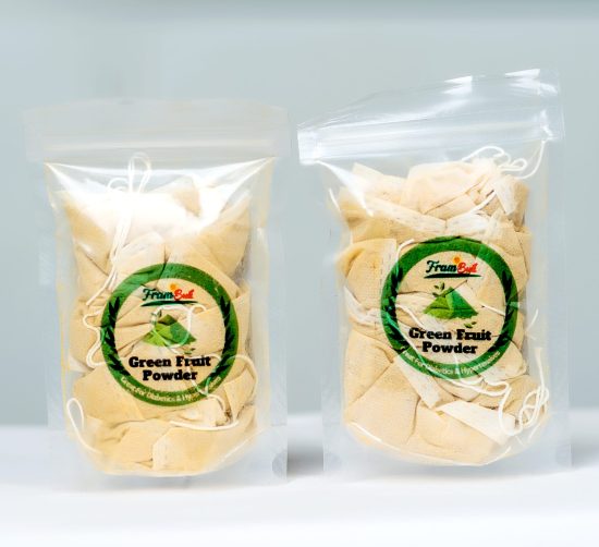 Green Fruit Powder Diabetic & Hypertensive Drink (Dehydrated Osu Fruit/Hunteria Umbelleta) – ₦4500