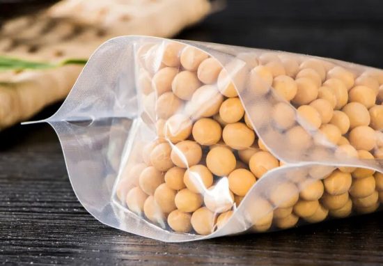 50 Pieces Stand Up PET Transparent Zip Lock Plastic Food Spice Powder Packaging Pouch Clear Bags - Image 3